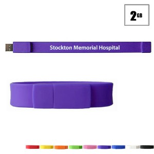 Union USB Flash Drive Bracelet, 2GB - IK1101