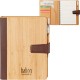 Bamboo Journal w/ Vinyl Trim, 9-1/4" x 7-1/16"