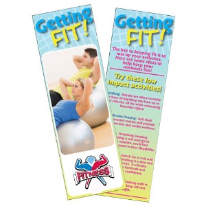 Getting Fit Bookmark - CB1430