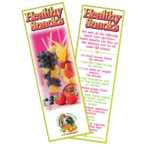 Healthy Snacks Bookmark - CB1435