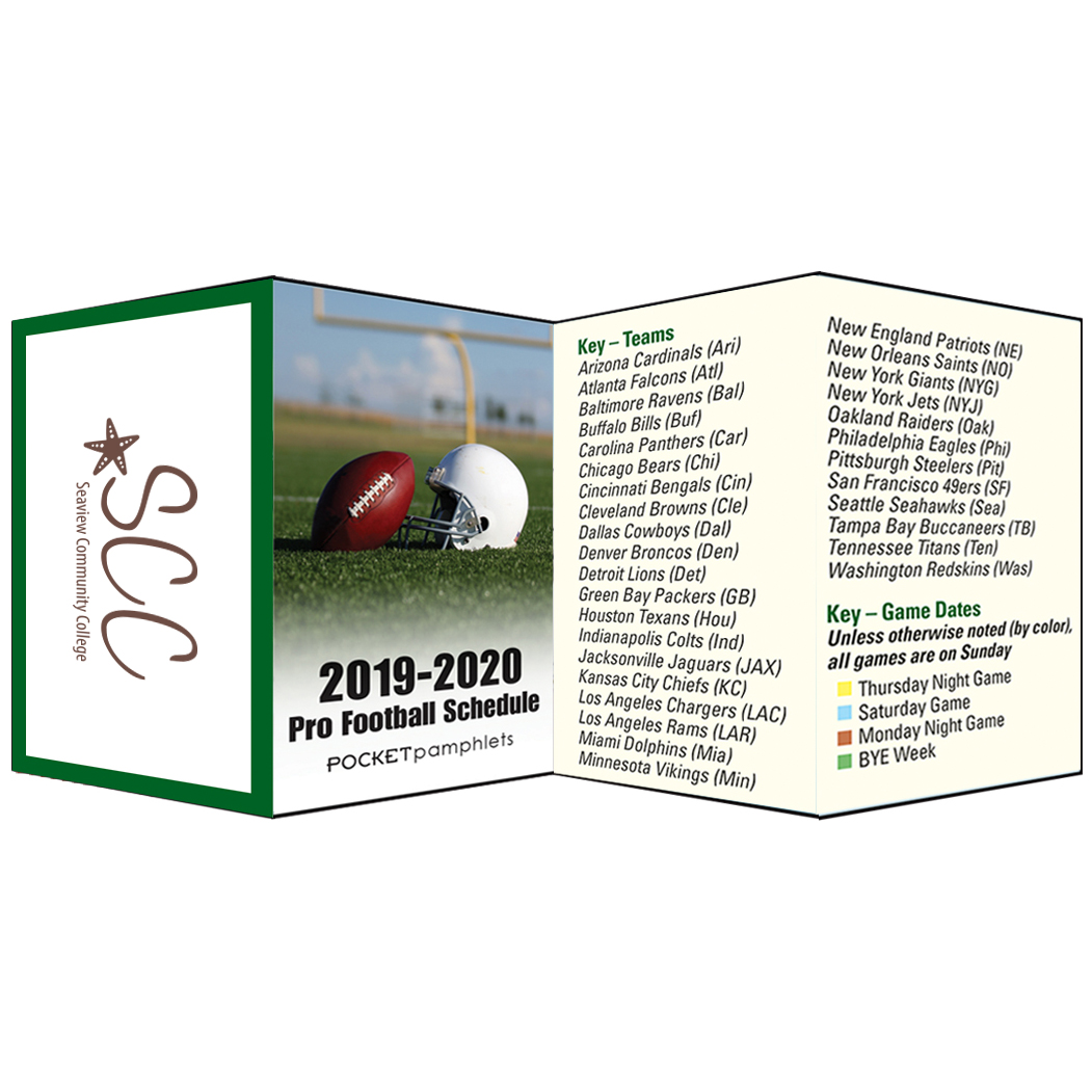 Product Photo 1 Pro Football Season Schedule Pocket Point