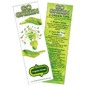 Go Green Bookmark - CB1445