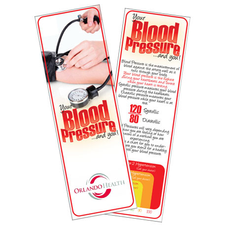 Product Photo 1 Blood Pressure Bookmark