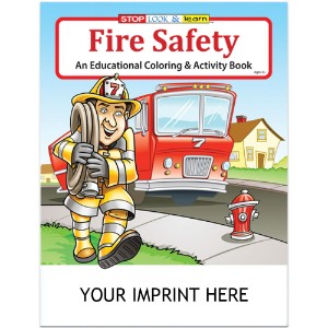 Fire Safety Coloring & Activity Book - CLB862