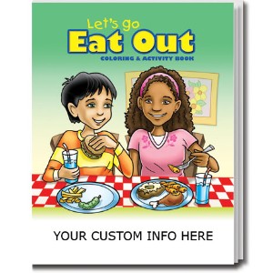 Lets Go Eat Out Coloring & Activity Book - CLB863