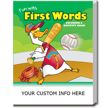 Product Photo 1 Fun with First Words Coloring & Activity Book