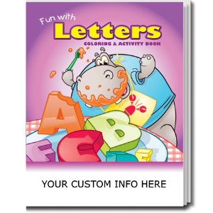 Fun with Letters Coloring & Activity Book - CLB876