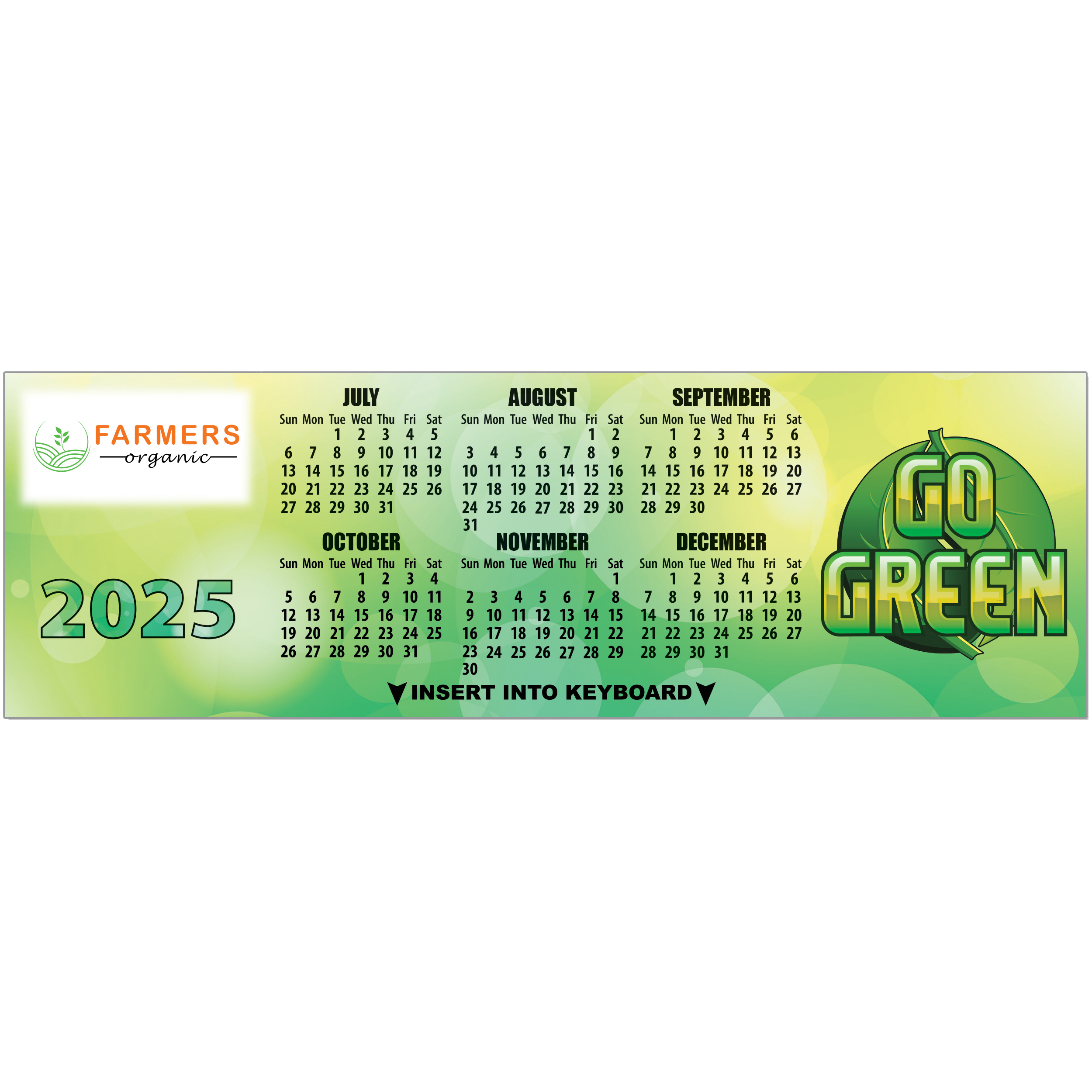 Product Photo 1 Go Green Keyboard Calendar