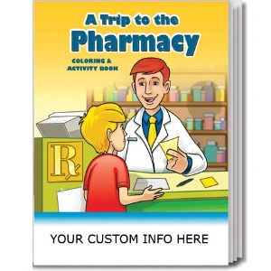 A Trip to the Pharmacy Coloring & Activity Book - CLB878