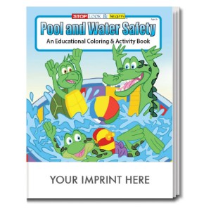Pool and Water Safety Coloring & Activity Book - CLB883