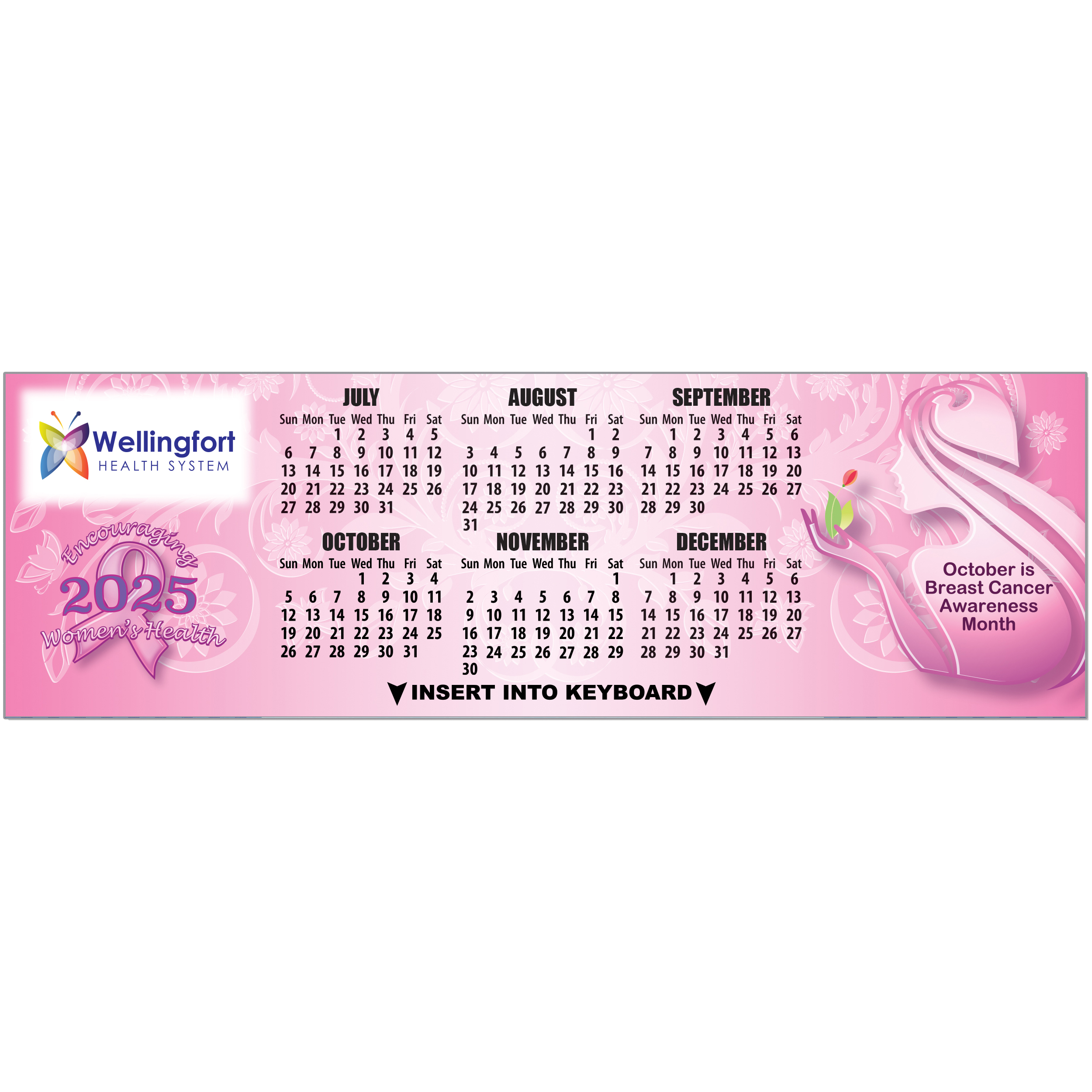 Product Photo 1 Women's Health Keyboard Calendar