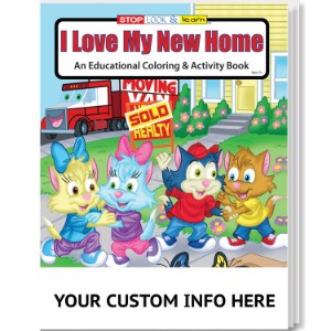 I Love My New Home Coloring & Activity Book - CLB885