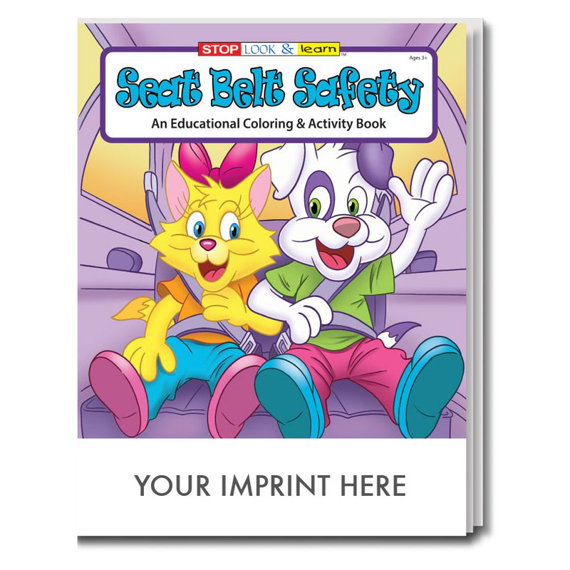Product Photo 1 Seat Belt Safety Coloring & Activity Book