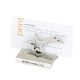 Chrome Metal Business Card Holder, Star