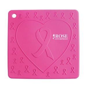 Pink Ribbon Silicone Trivet - MY2110