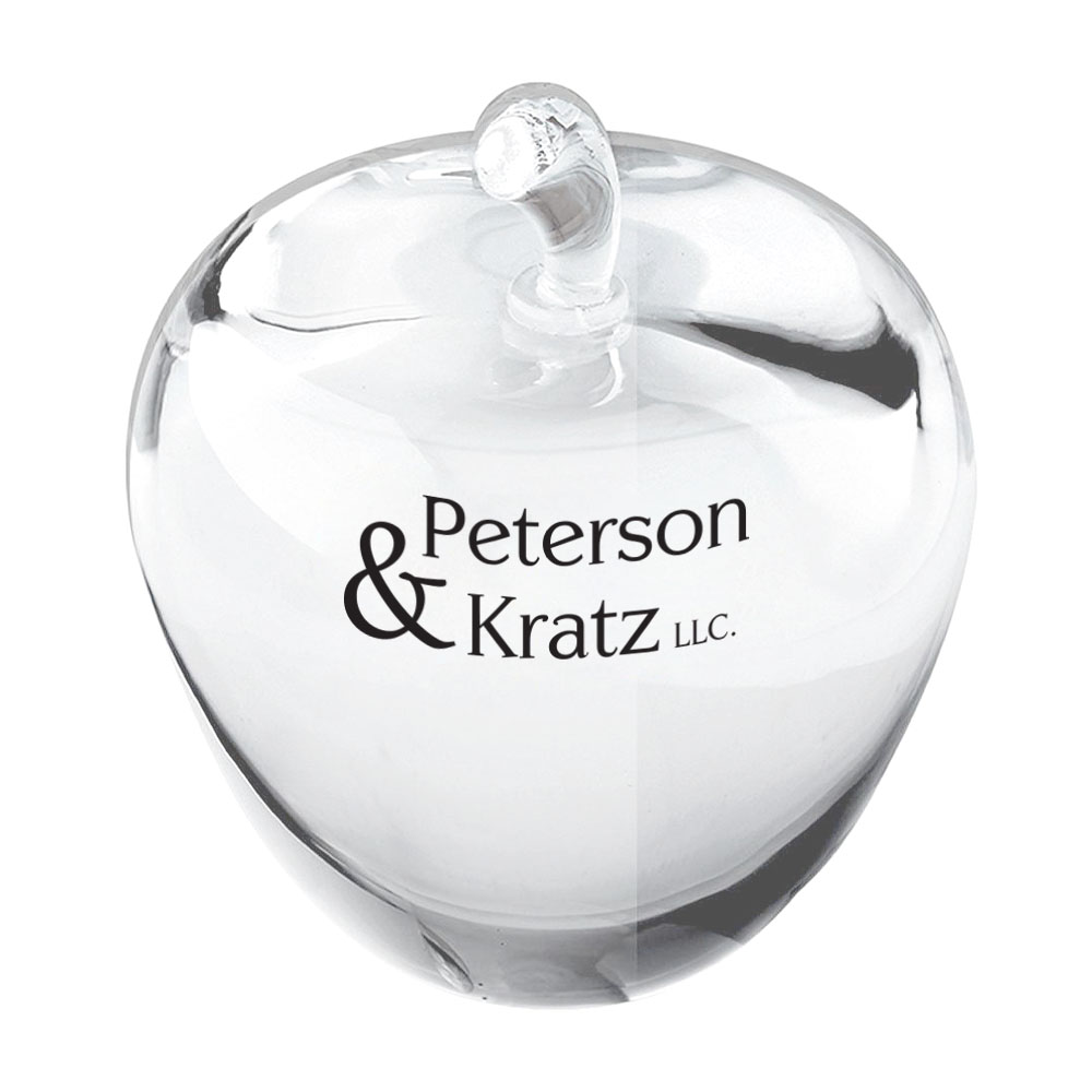 Product Photo 1 Crystal Apple Paperweight