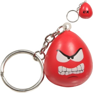 Mood Maniac Stress Reliever Key Chain - Angry - AR1231