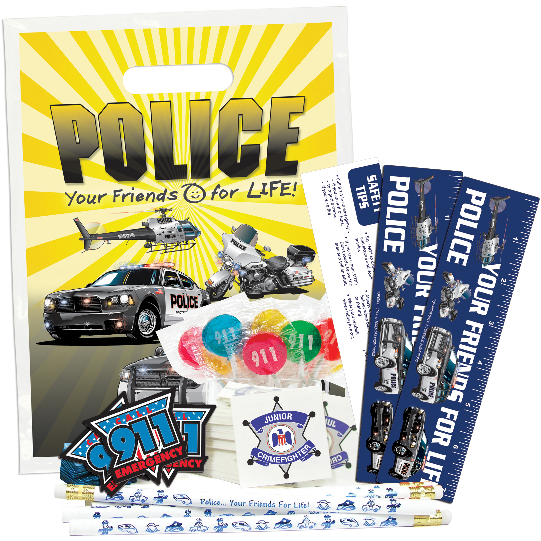 Product Photo 1 Budget Beater Police Open House Kit Your Friends for Life Theme, Stock