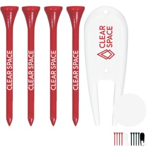 Tees, Ball Marker & Divot Tool Pack - GB9364