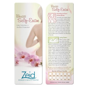 Breast Self-Exam Bookmark - BF1631