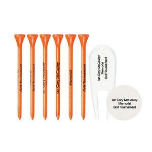 Plus Tees 6ct., Ball Marker & Divot Tool Pack - GB9367