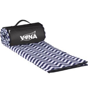 Roll-Up Picnic Blanket - Chevron, 59" x 53" - BD2011