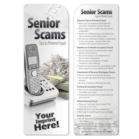 Product Photo 1 Senior Scams Bookmark