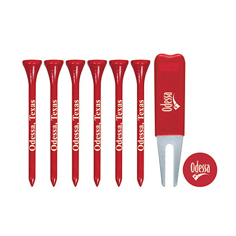 Product Photo 1 Tall Tees 6ct., Metal Divot Tool & Ball Marker Pack