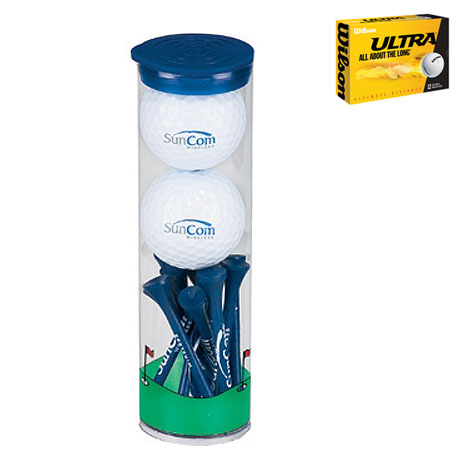 Product Photo 1 Wilson® Ultra 2 Ball Tube w/ Tall Tees