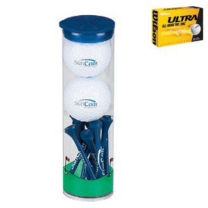 Wilson® Ultra 2 Ball Tube w/ Tall Tees - GB9401