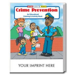 Crime Prevention Coloring & Activity Book - CLB560