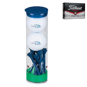Titleist® Pro V1 2 Ball Tube w/ Tees - GB9413