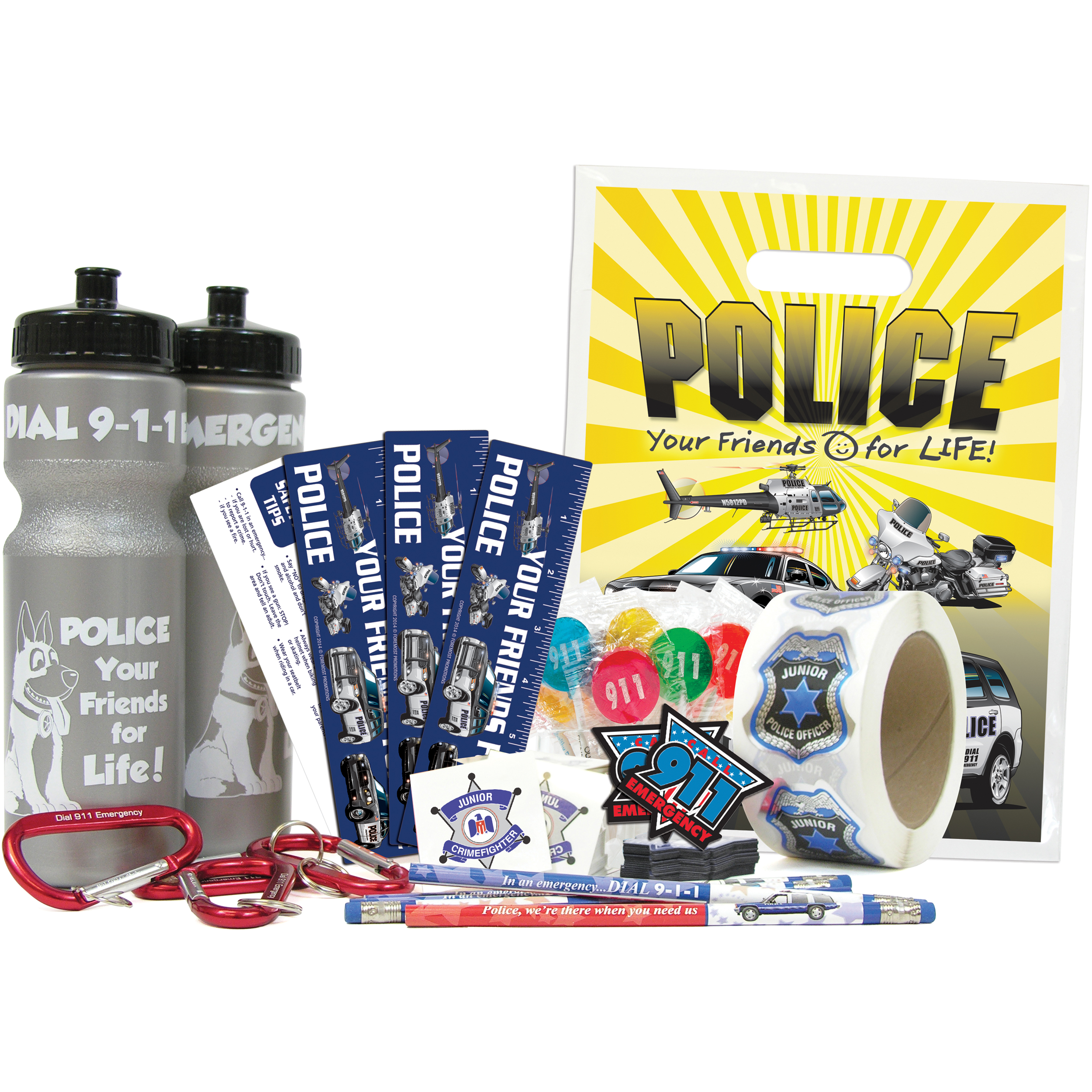 Product Photo 1 Deluxe Police Open House Kit Your Friends for Life Theme, Stock