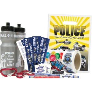 Deluxe Police Open House Kit Your Friends for Life Theme, Stock - OHK501