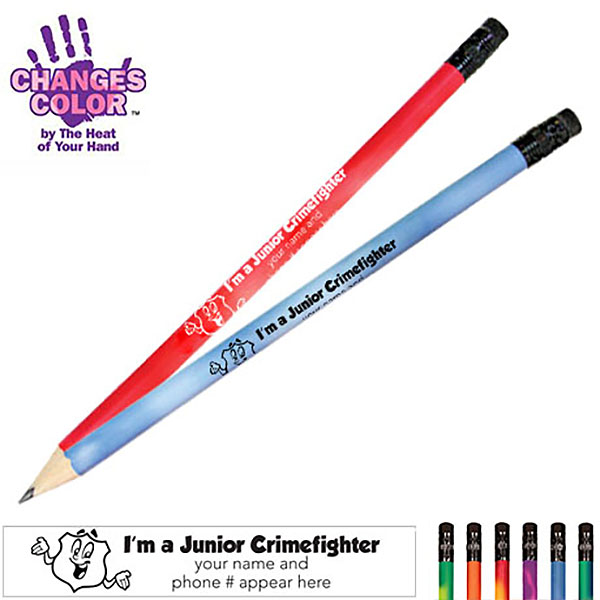 Product Photo 1 I'm a Junior Crimefighter Mood Color Changing Pencil