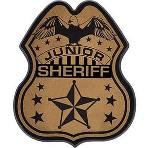 Junior Police Officer Badge, Direct Print - AK5705
