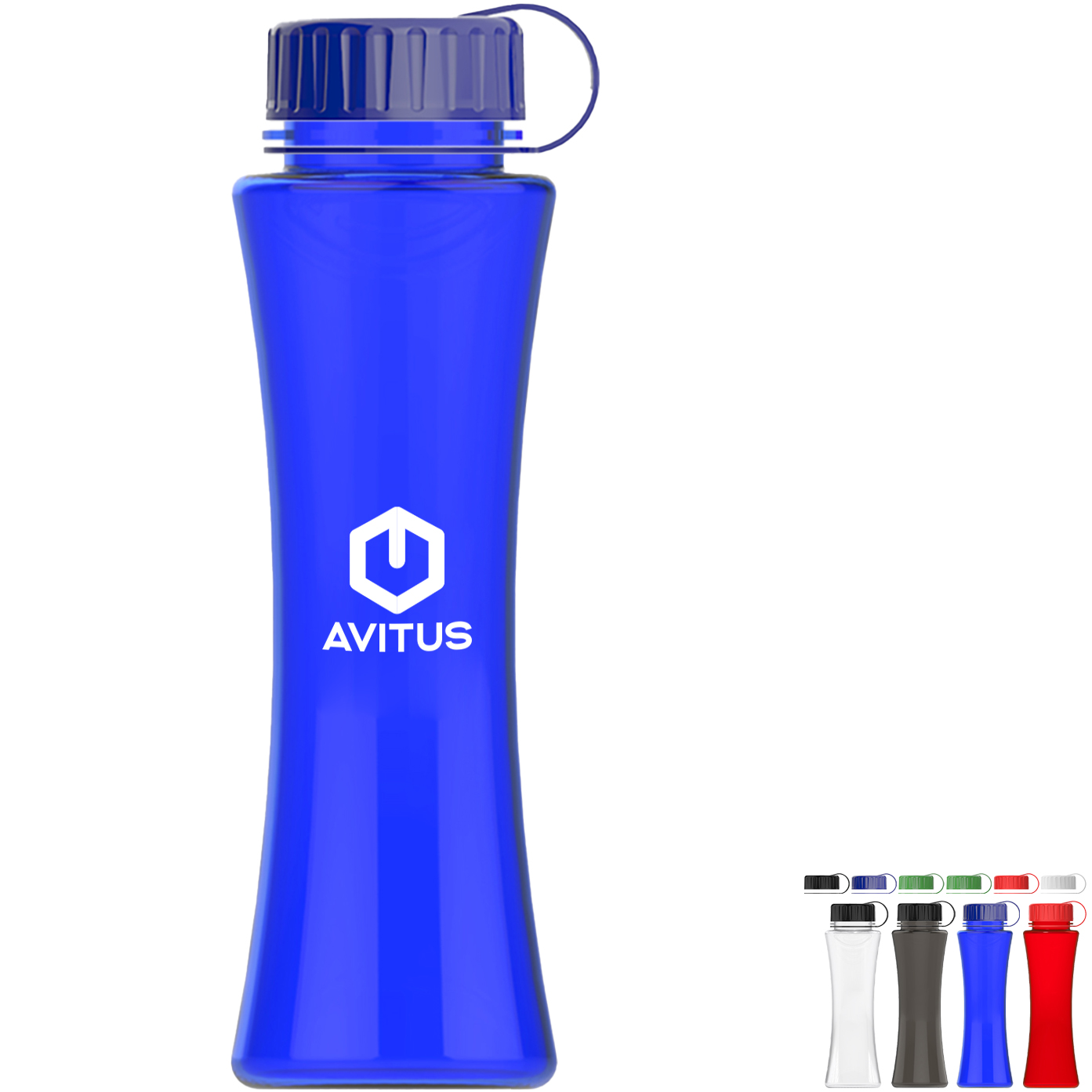 Product Photo 1 Curve Tritan™ Bottle, 17oz. - Tethered Lid