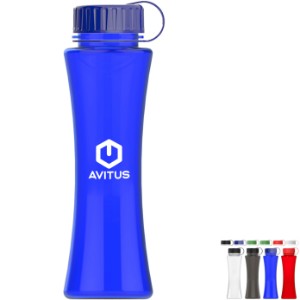 Curve Tritan™ Bottle, 17oz. - Tethered Lid - GY1330