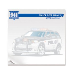 SUV 911 Emergency, 50 Sheet Sticky Pad - SPE311