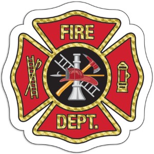 Maltese Cross Die-Cut Car Magnet - TD5025