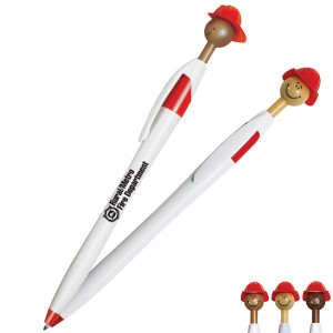 Fireman Hat Smiley Pen - AK1478