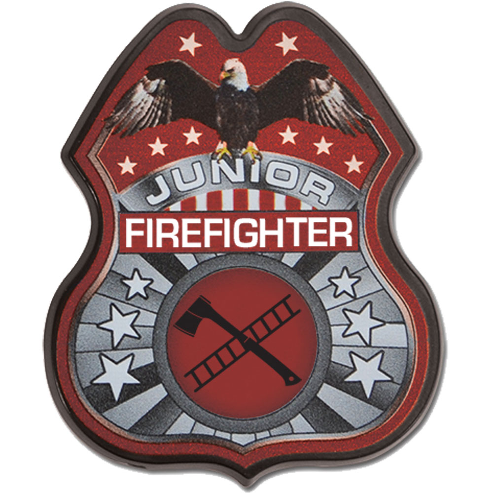 Product Photo 1 Junior Firefighter Badge, Full Color Imprint