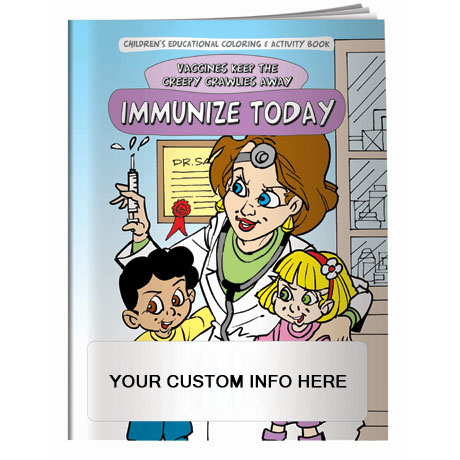 Product Photo 1 Immunize Today: Vaccines Keep the Creepy Crawlies Away Coloring Book