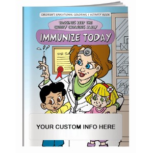 Immunize Today: Vaccines Keep the Creepy Crawlies Away Coloring Book - CLB984