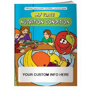 Nutrition Condition, My Food Plate Coloring Book - CLB987