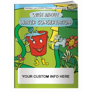 Wise about Water Conservation Coloring Book - CLB988