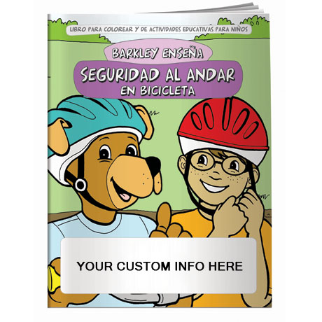Product Photo 1 Barkley Teaches Bicycle Safety Coloring Book (Spanish Version)