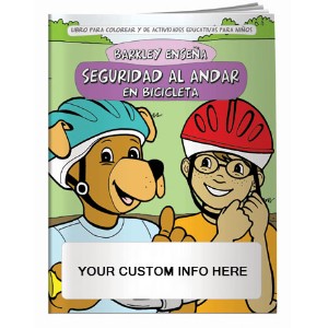Barkley Teaches Bicycle Safety Coloring Book (Spanish Version) - CLB998