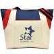 Limited Edition Navy/Red Double Pocket Trio Tote - Closeout, On Sale!