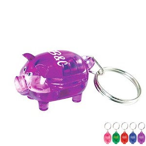 Light Up Piggy Keytag - IL2115